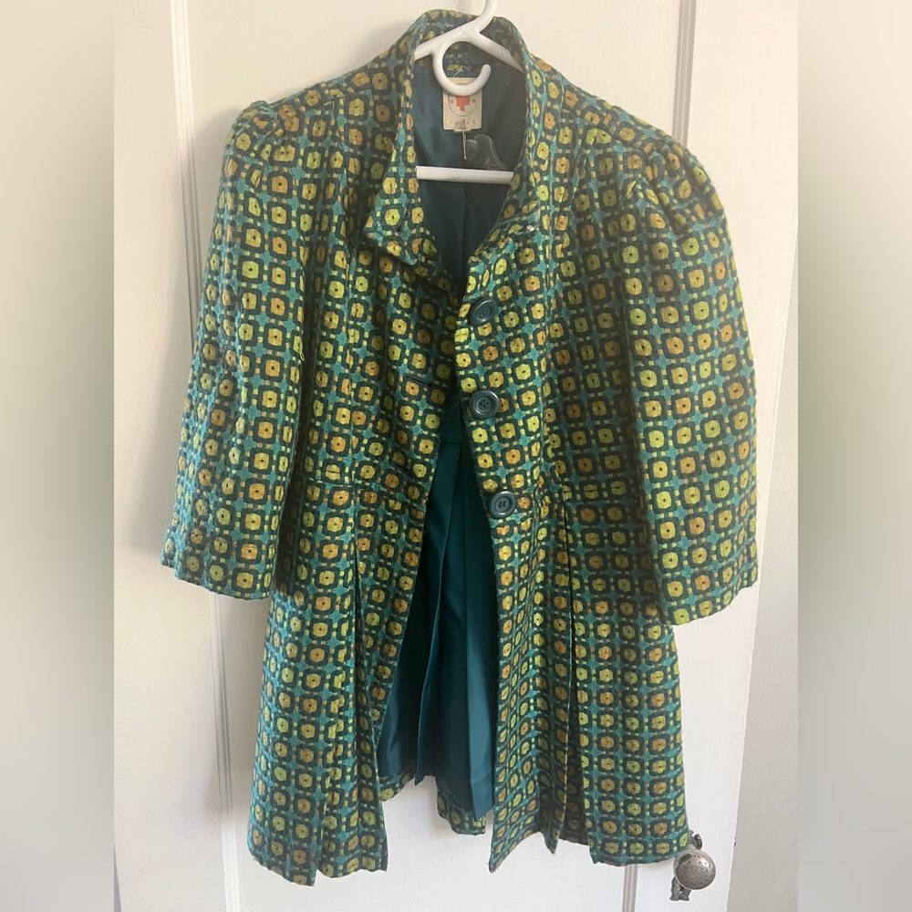 Tulle brand peacock jacket